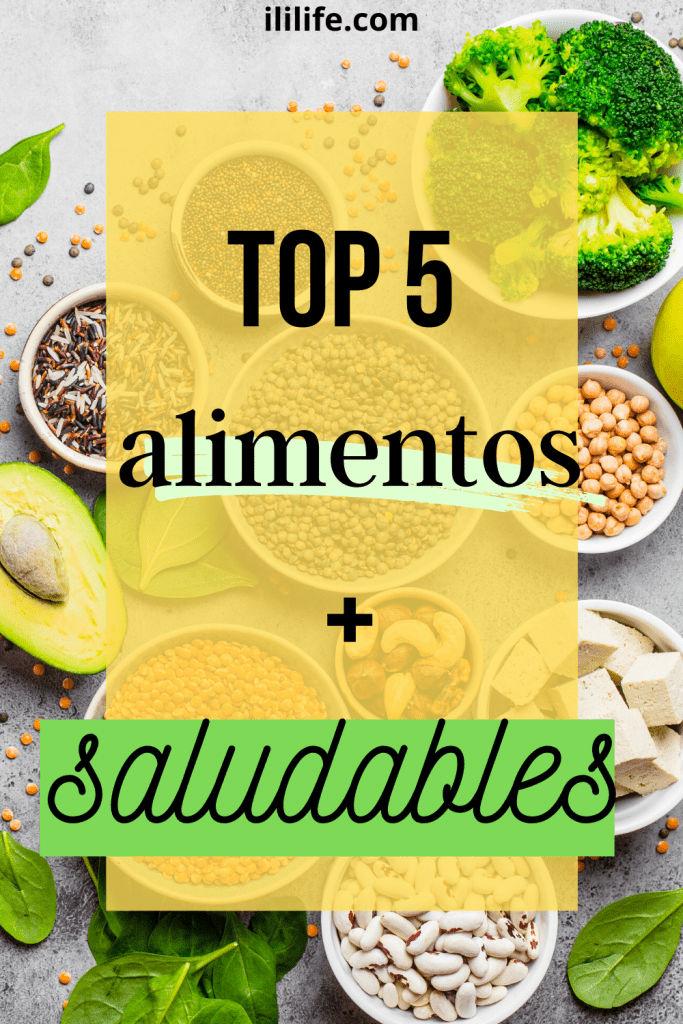 top 5 alimentos saludables